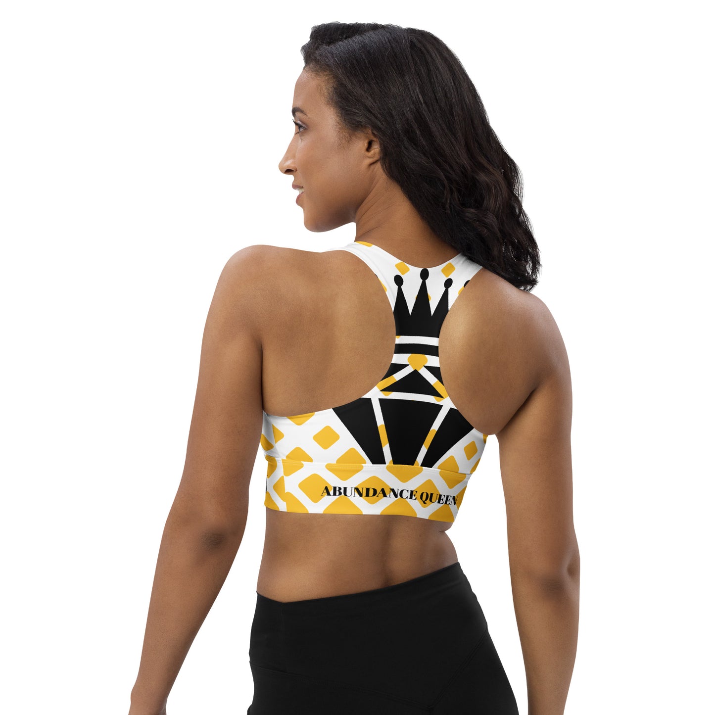 ABUNDANCE QUEEN LLC Longline sports bra