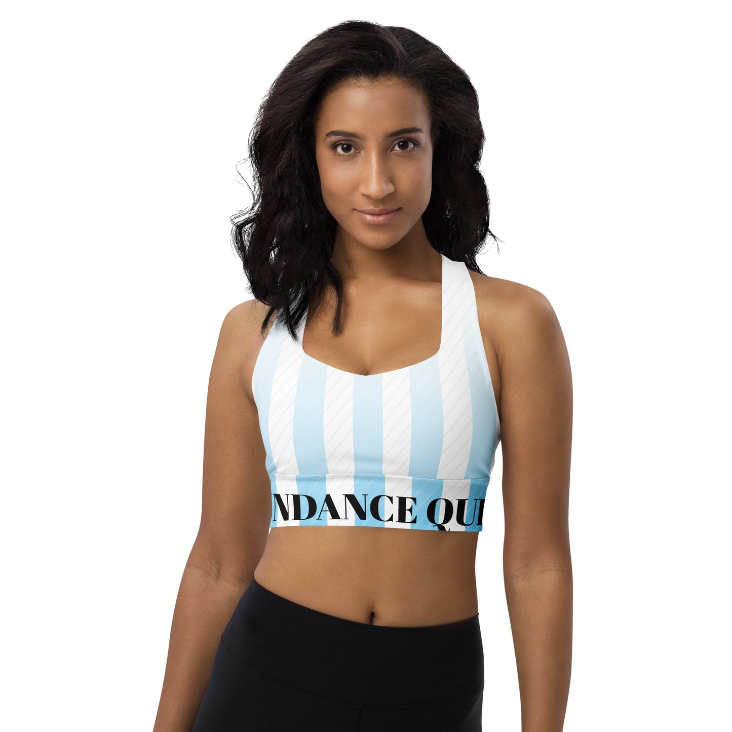 ABUNDANCE QUEEN Longline sports bra