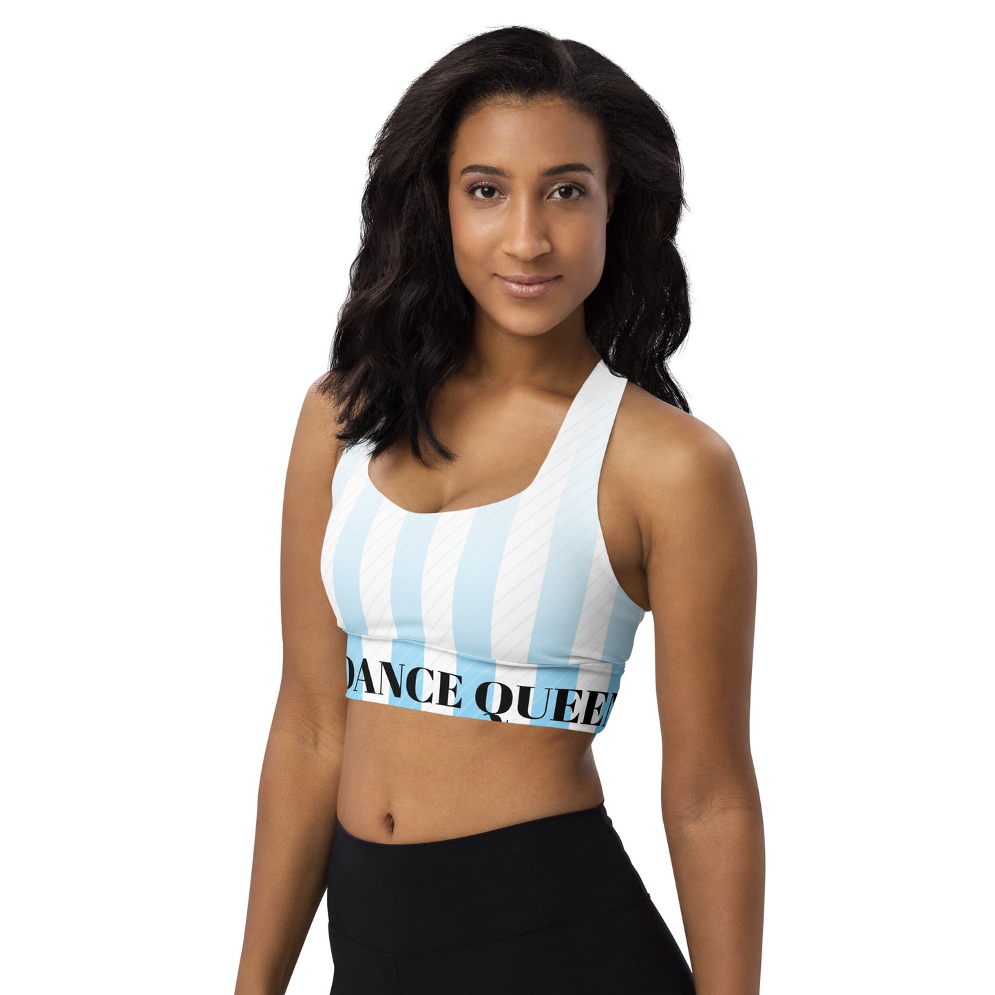 ABUNDANCE QUEEN Longline sports bra
