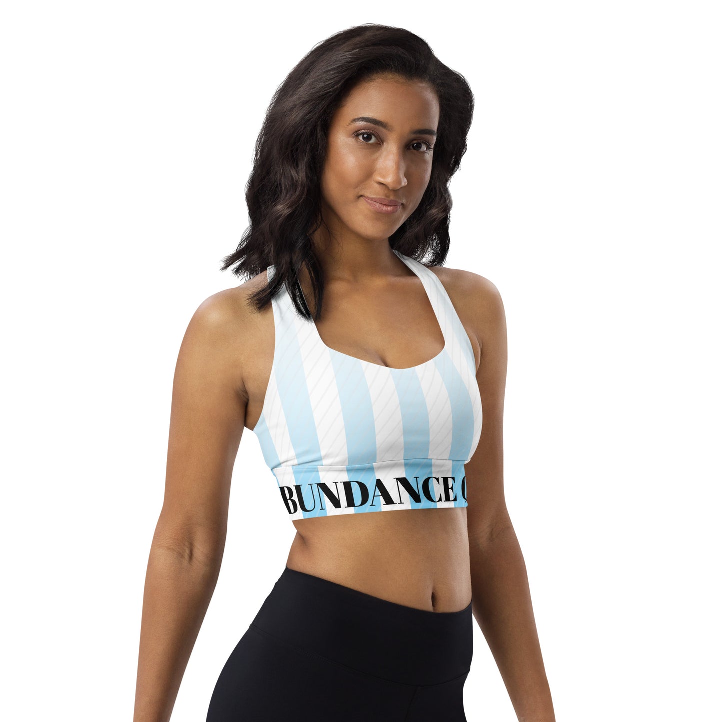 ABUNDANCE QUEEN Longline sports bra