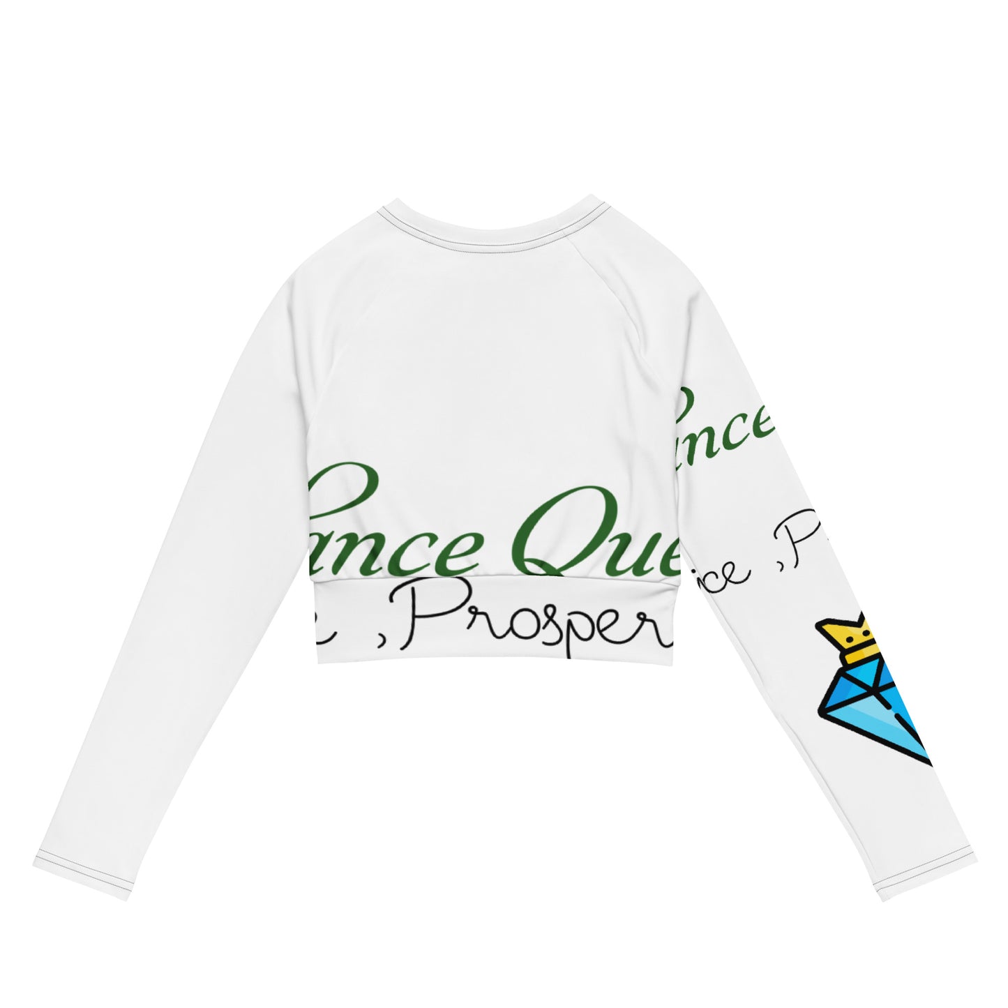 ABUNDANCE QUEEN LLC long-sleeve crop top