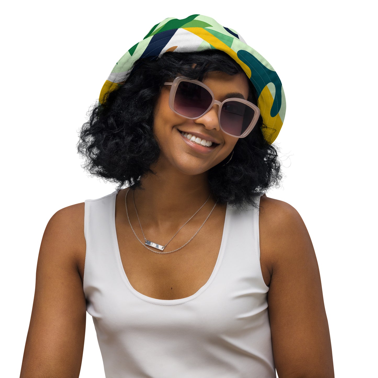 ABUNDANCE QUEEN Reversible bucket hat