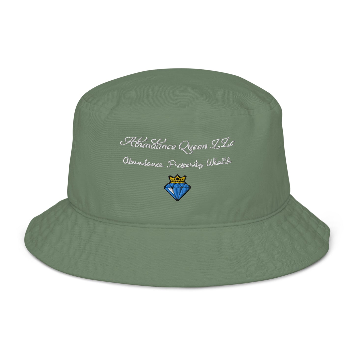 Organic bucket hat by ABUNDANCE QUEEN LLC