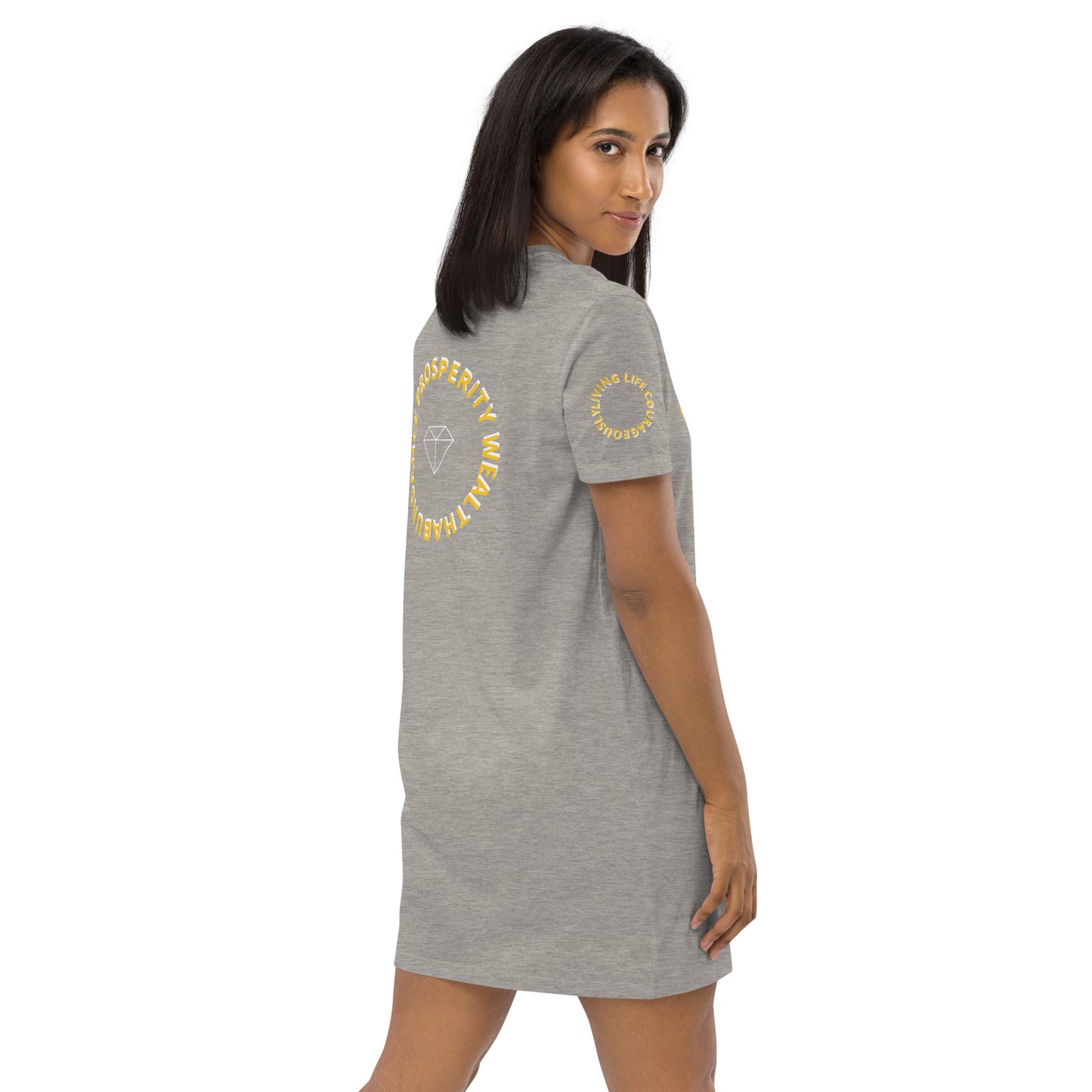 ABUNDANCE QUEEN LLC Organic cotton t-shirt dress