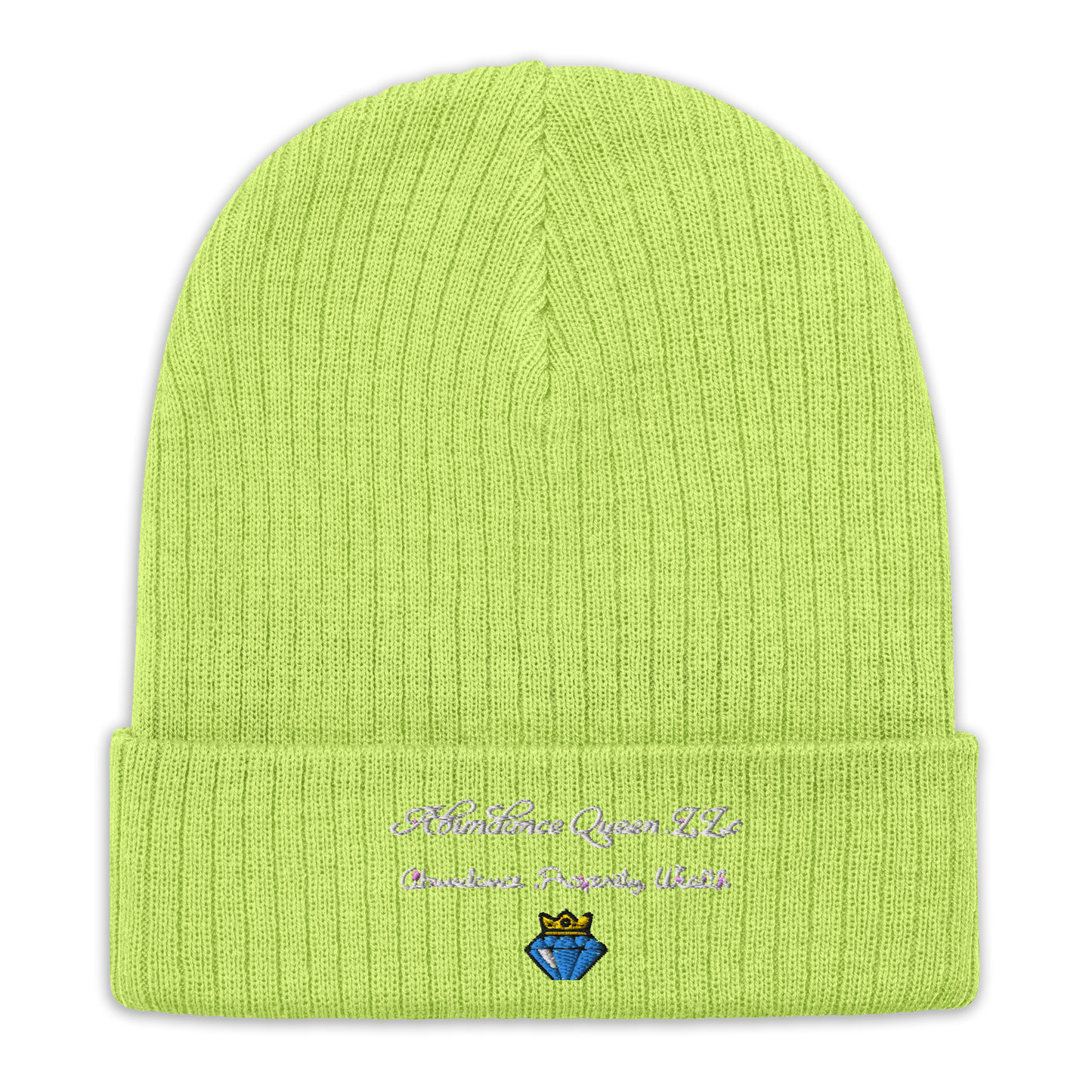 ABUNDANCE QUEEN LLC Ribbed knit Beanie