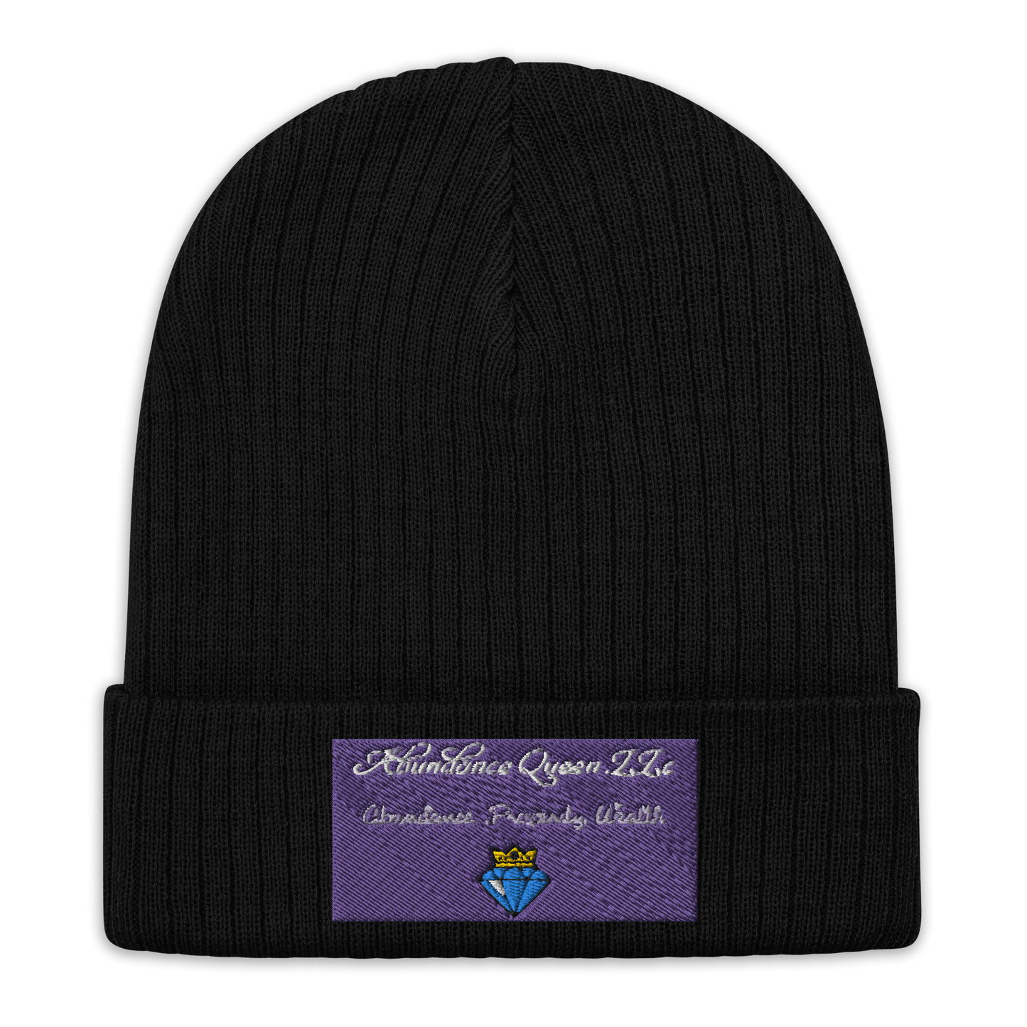ABUNDANCE QUEEN LLC Ribbed knit beanie