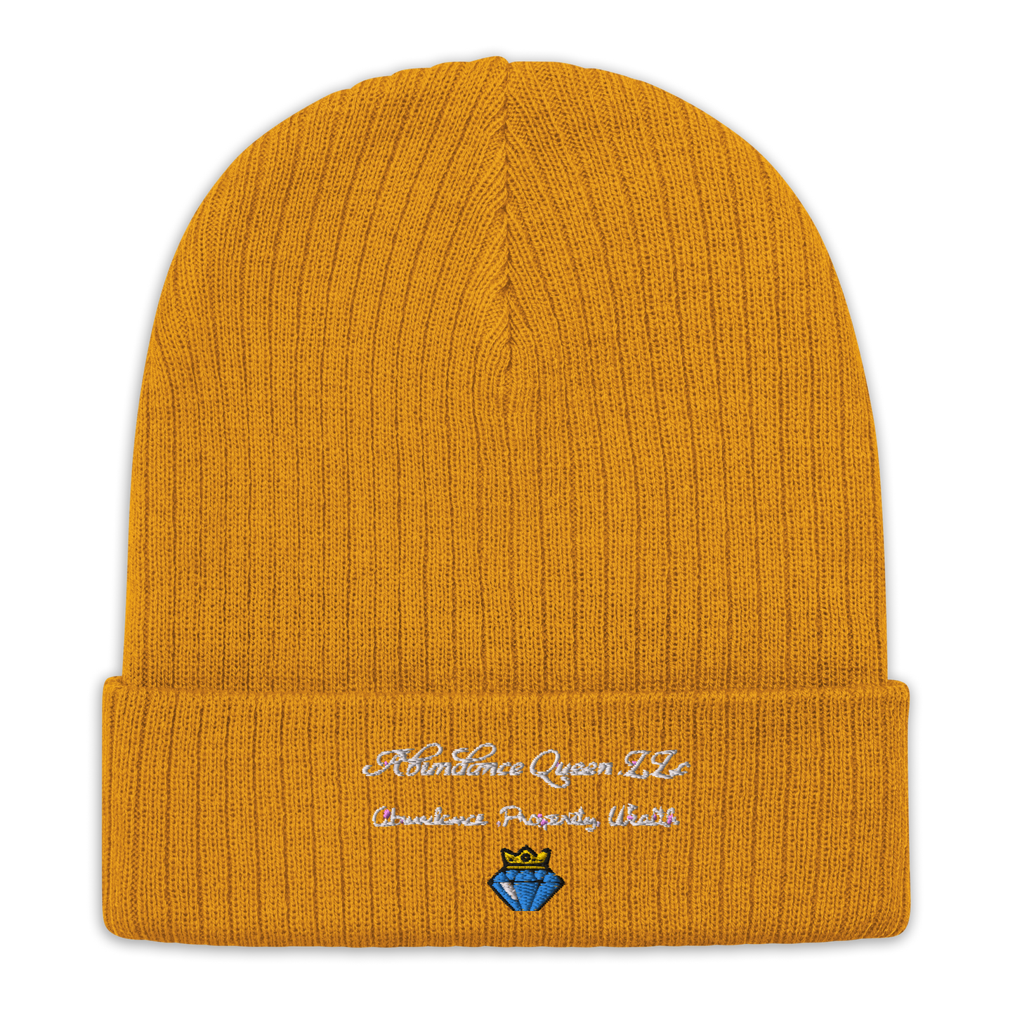 ABUNDANCE QUEEN LLC Ribbed knit Beanie