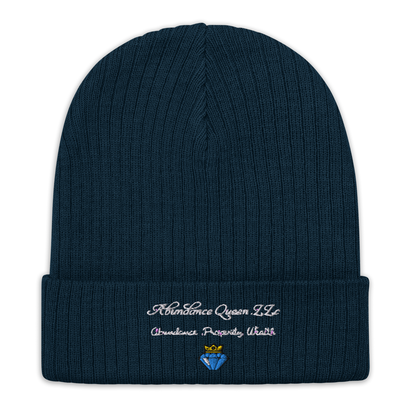 ABUNDANCE QUEEN LLC Ribbed knit Beanie
