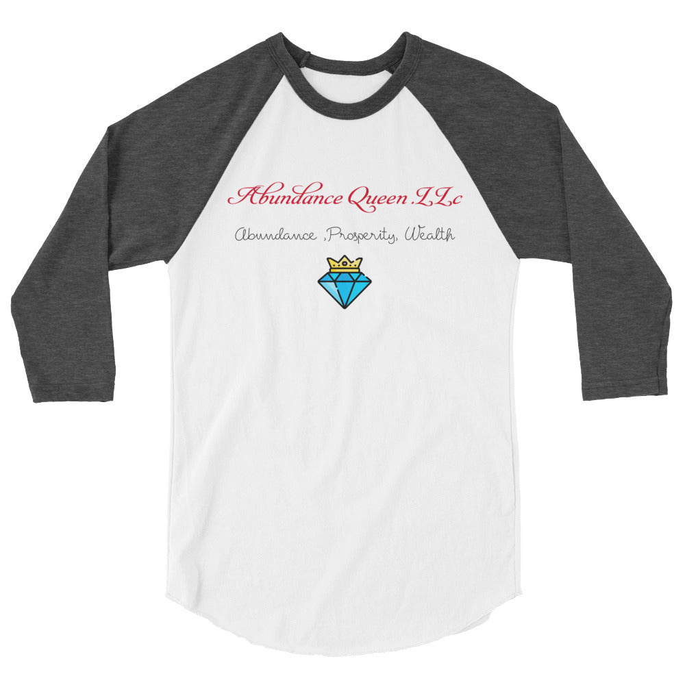 ABUNDANCE QUEEN LLC 3/4 sleeve raglan shirt