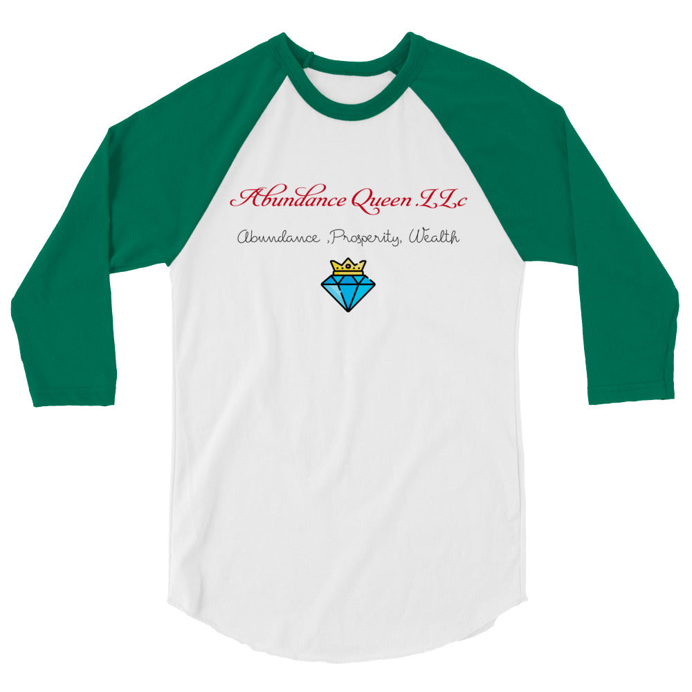 ABUNDANCE QUEEN LLC 3/4 sleeve raglan shirt