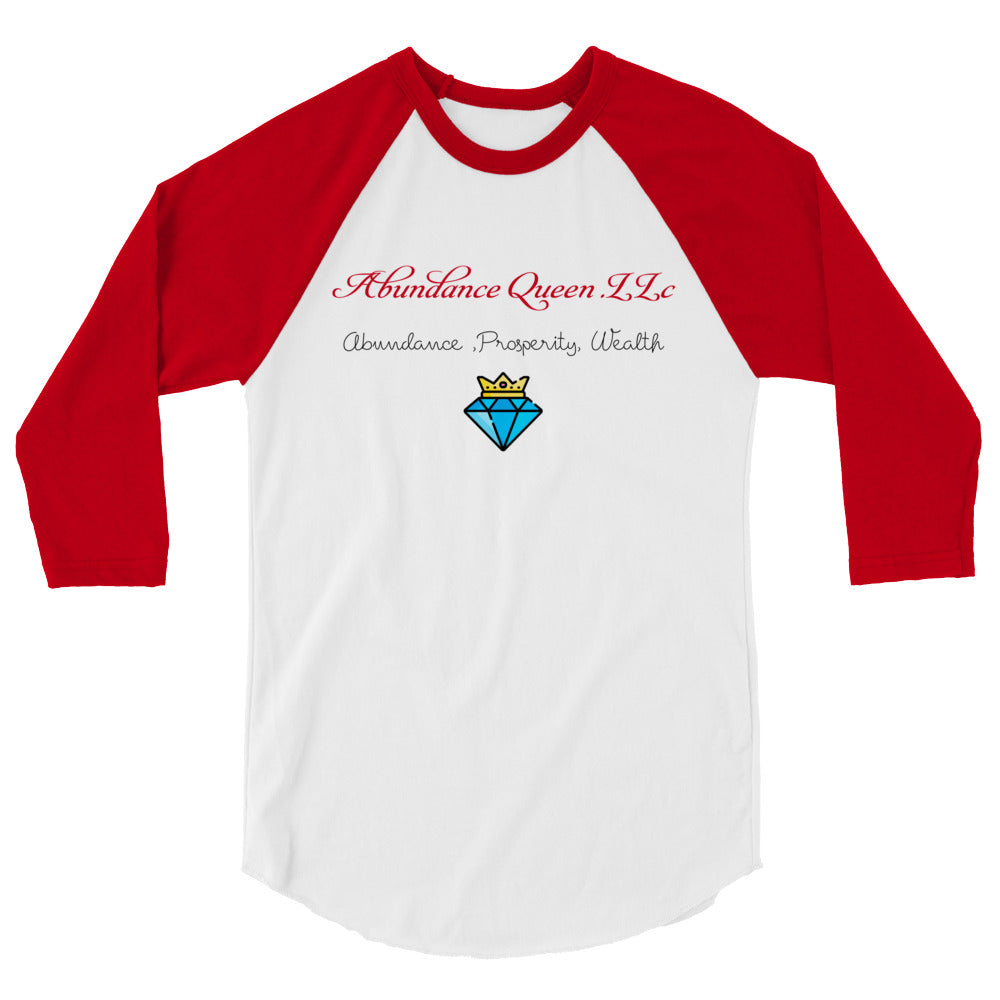 ABUNDANCE QUEEN LLC 3/4 sleeve raglan shirt
