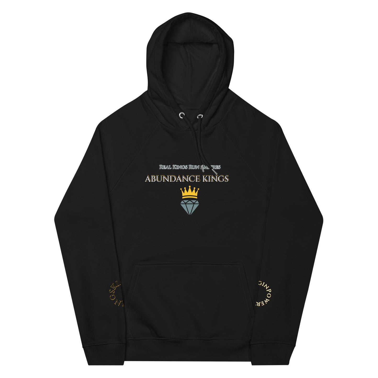 ABUNDANCE KING eco raglan hoodie