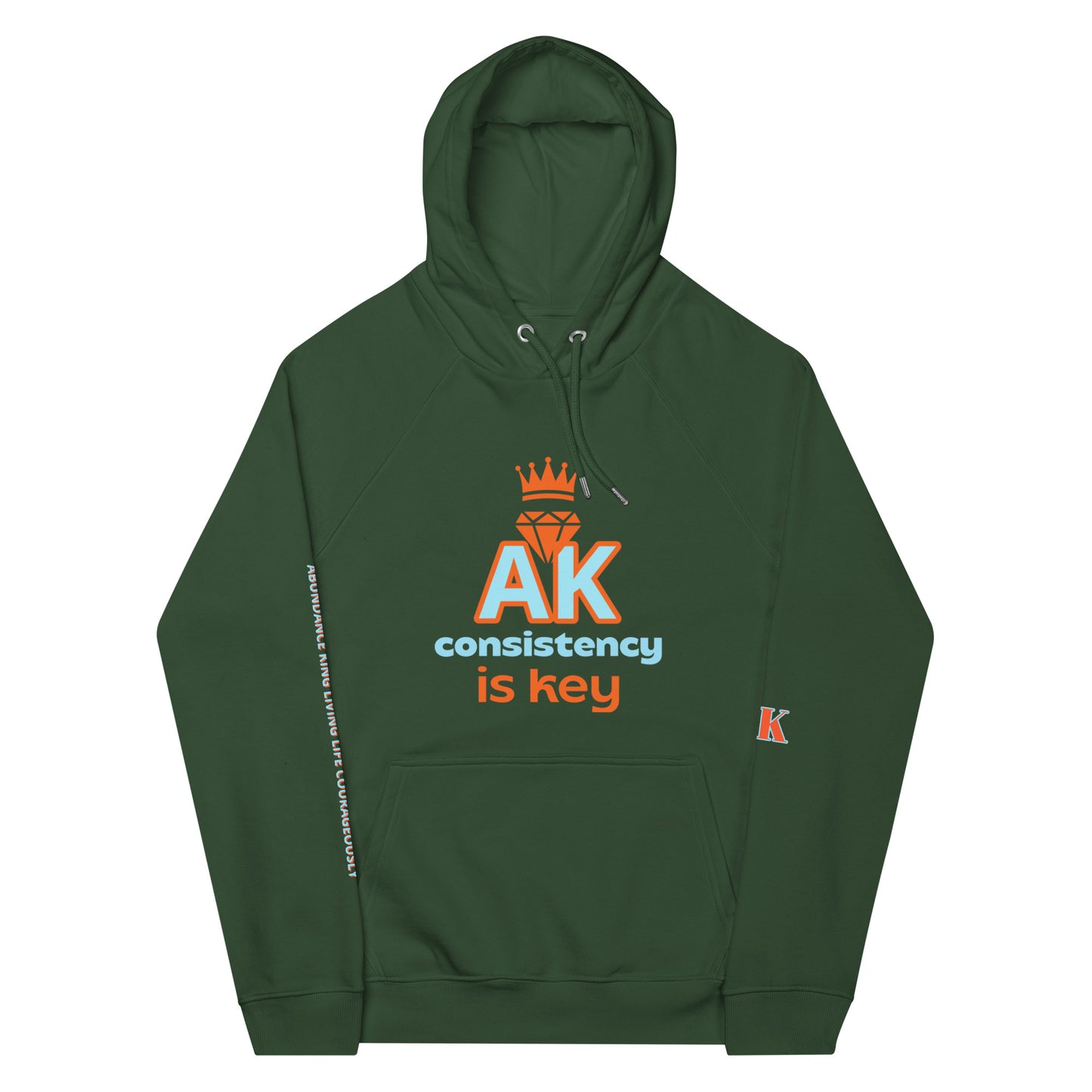 ABUNDACNE KING eco raglan hoodie