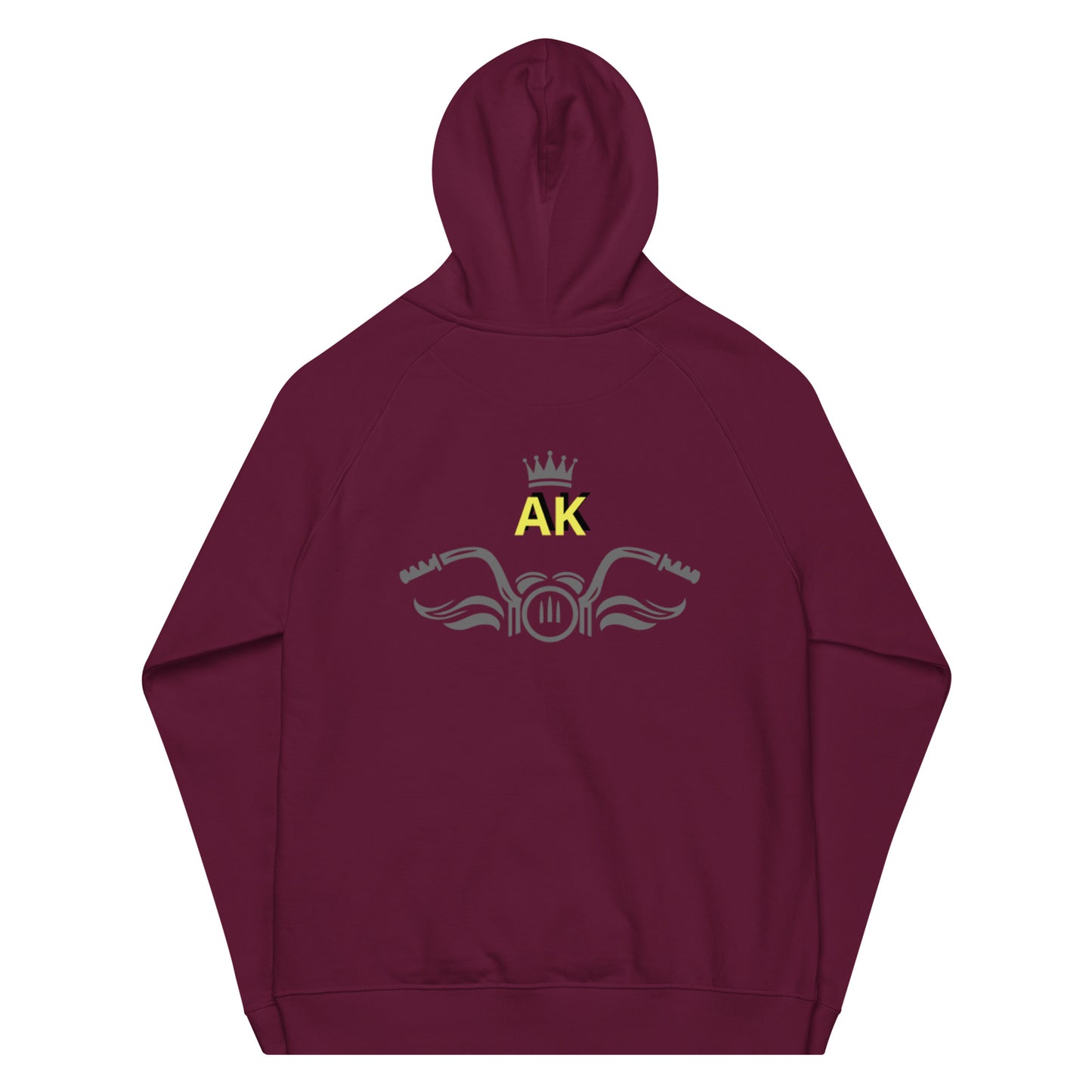 ABUNDANCE KING eco raglan hoodie