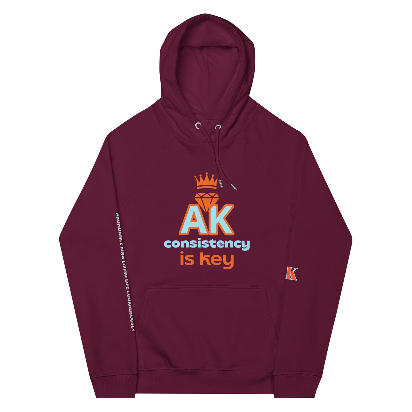 ABUNDACNE KING eco raglan hoodie