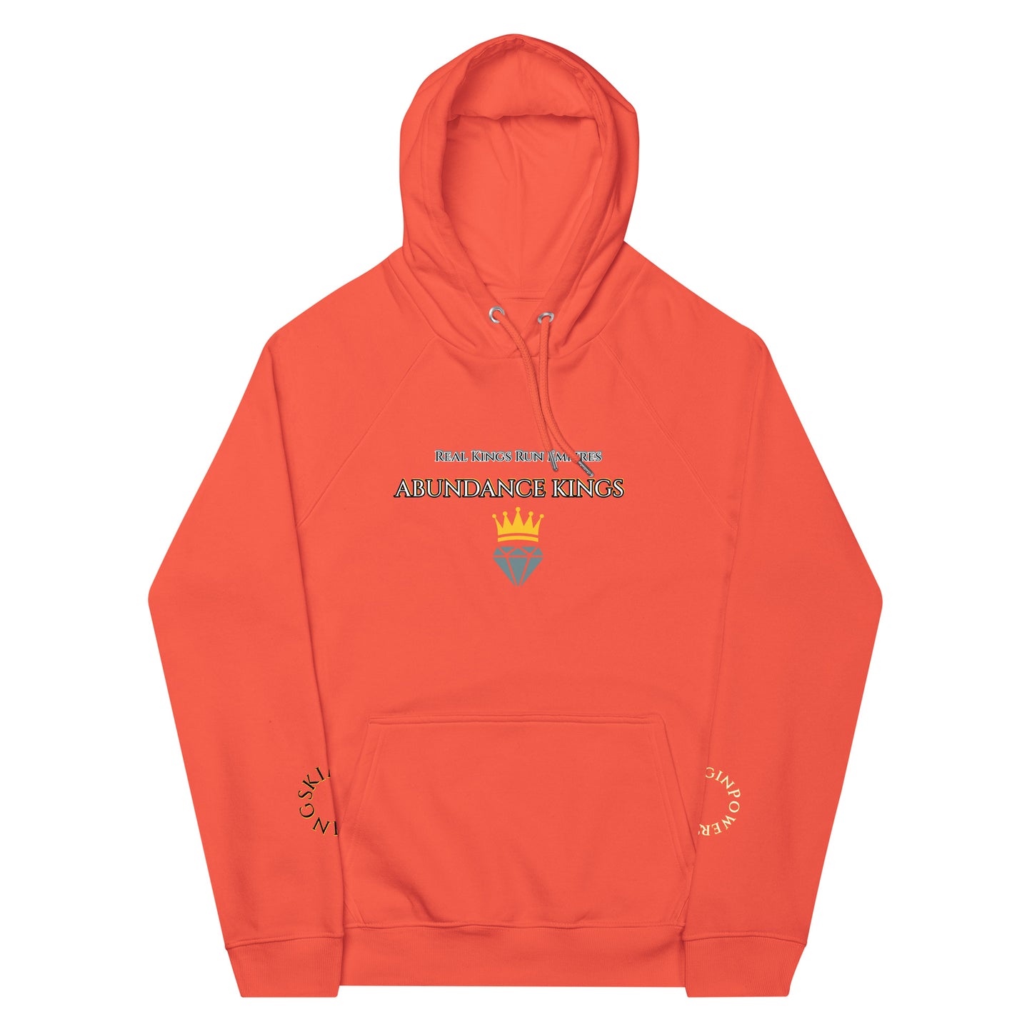 ABUNDANCE KING eco raglan hoodie