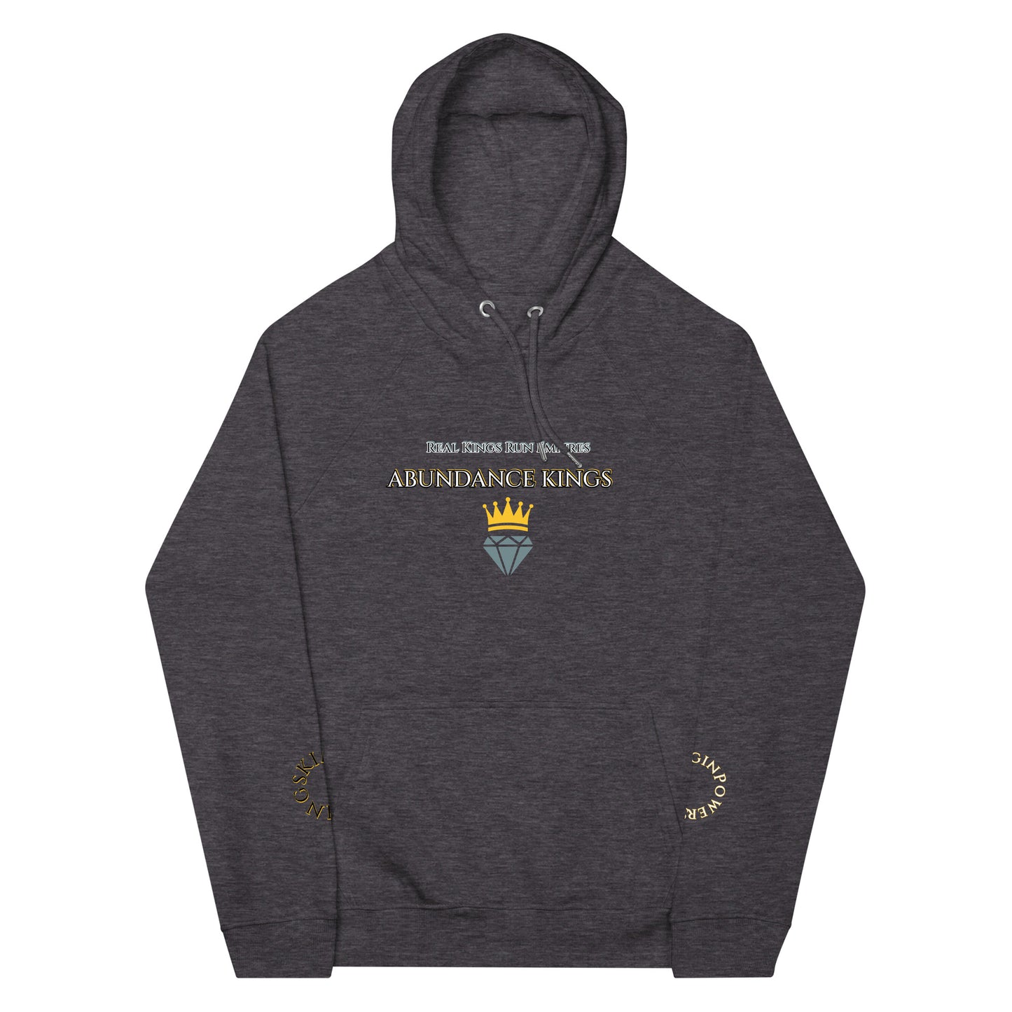 ABUNDANCE KING eco raglan hoodie