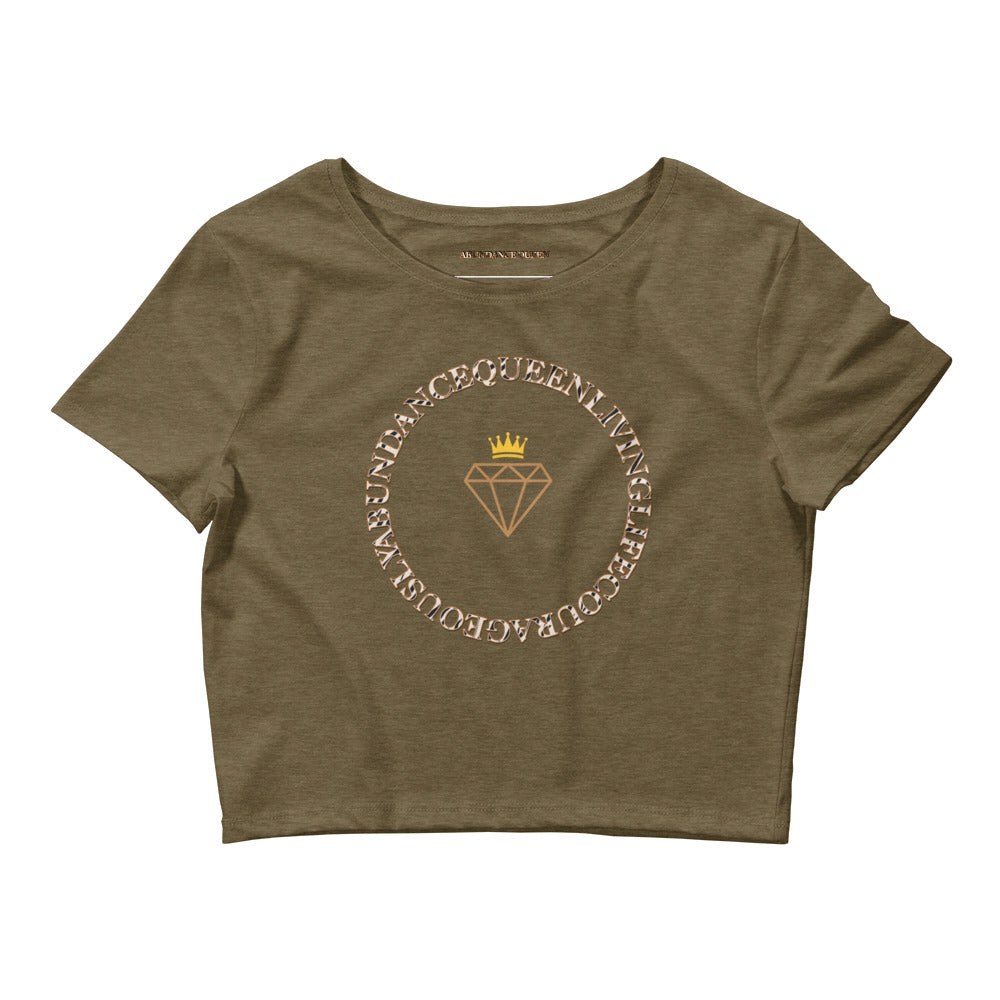 ABUNDANCE QUEEN LLC Women’s Crop Tee