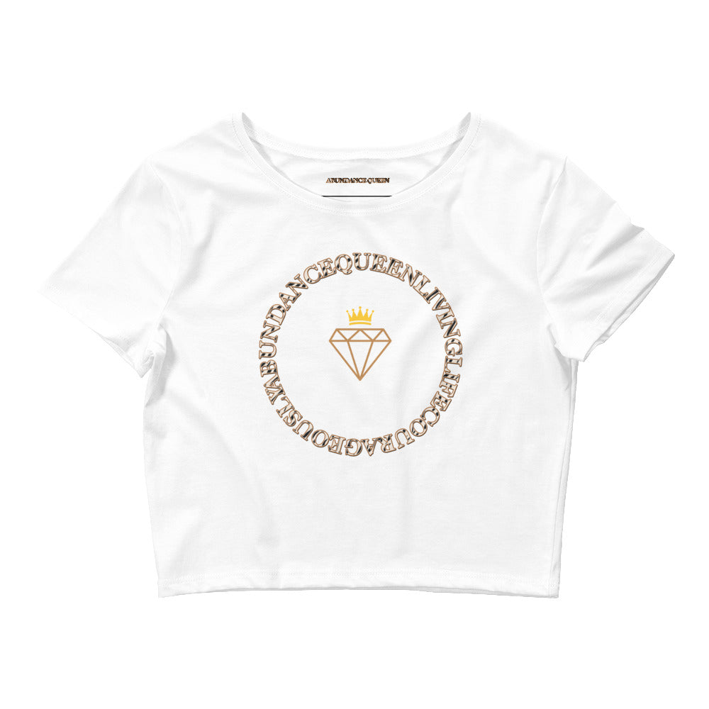 ABUNDANCE QUEEN LLC Women’s Crop Tee