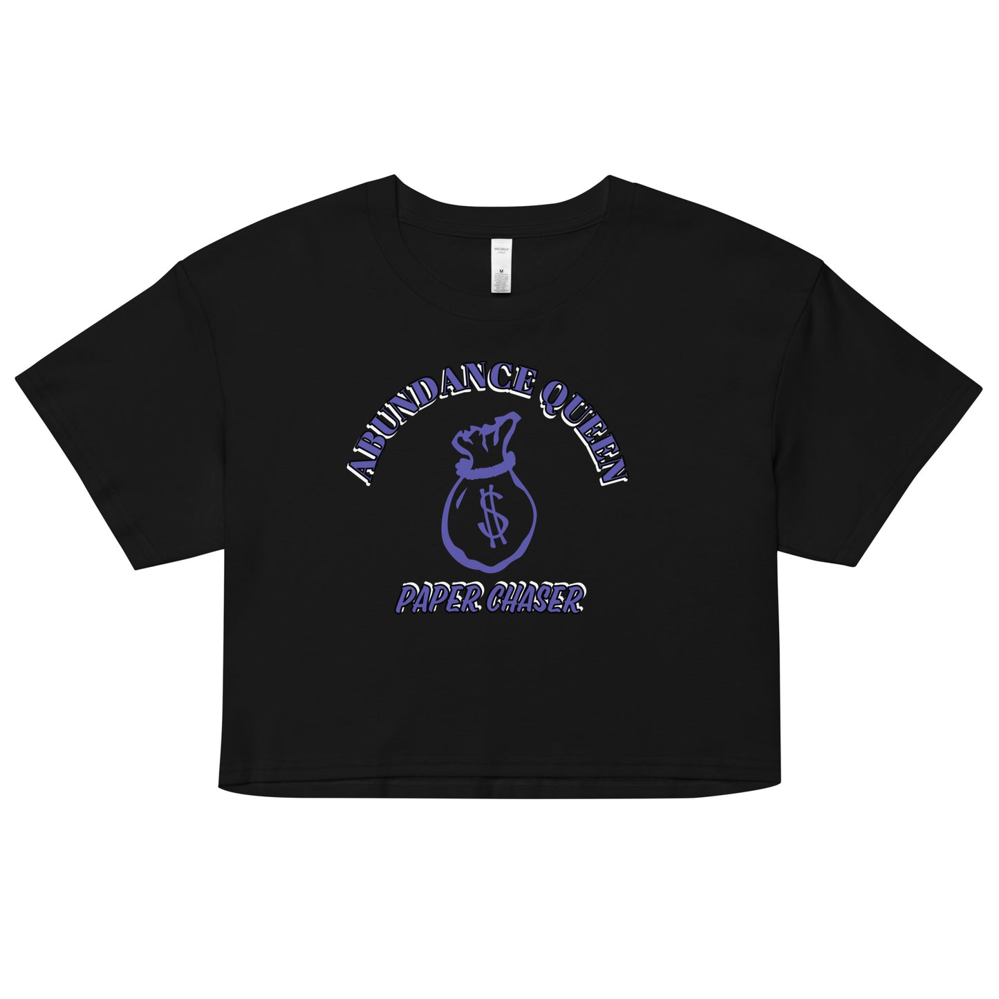 ABUNDANCE QUEEN Women’s crop top