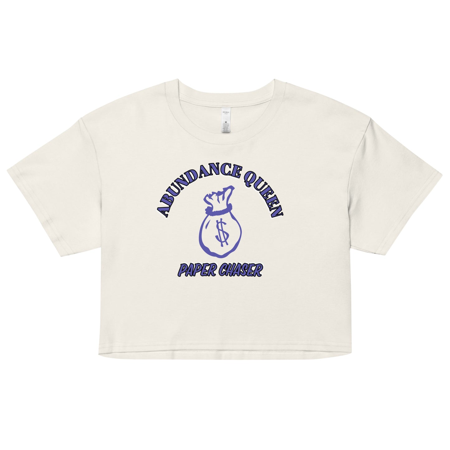 ABUNDANCE QUEEN Women’s crop top