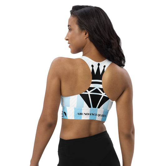 ABUNDANCE QUEEN Longline sports bra
