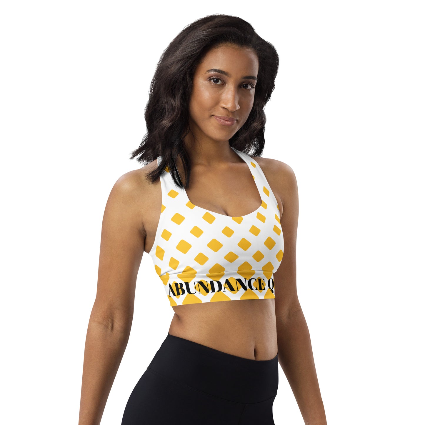 ABUNDANCE QUEEN  LLC Longline sports bra