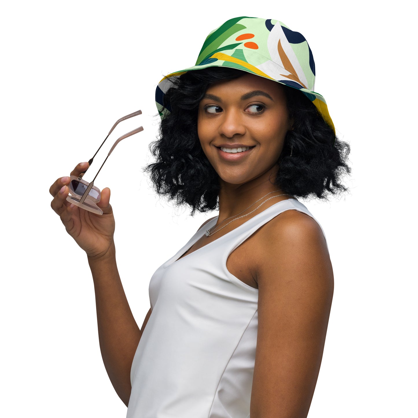 ABUNDANCE QUEEN Reversible bucket hat