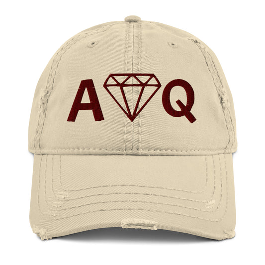 ABUNDANCE  QUEEN Distressed Dad Hat