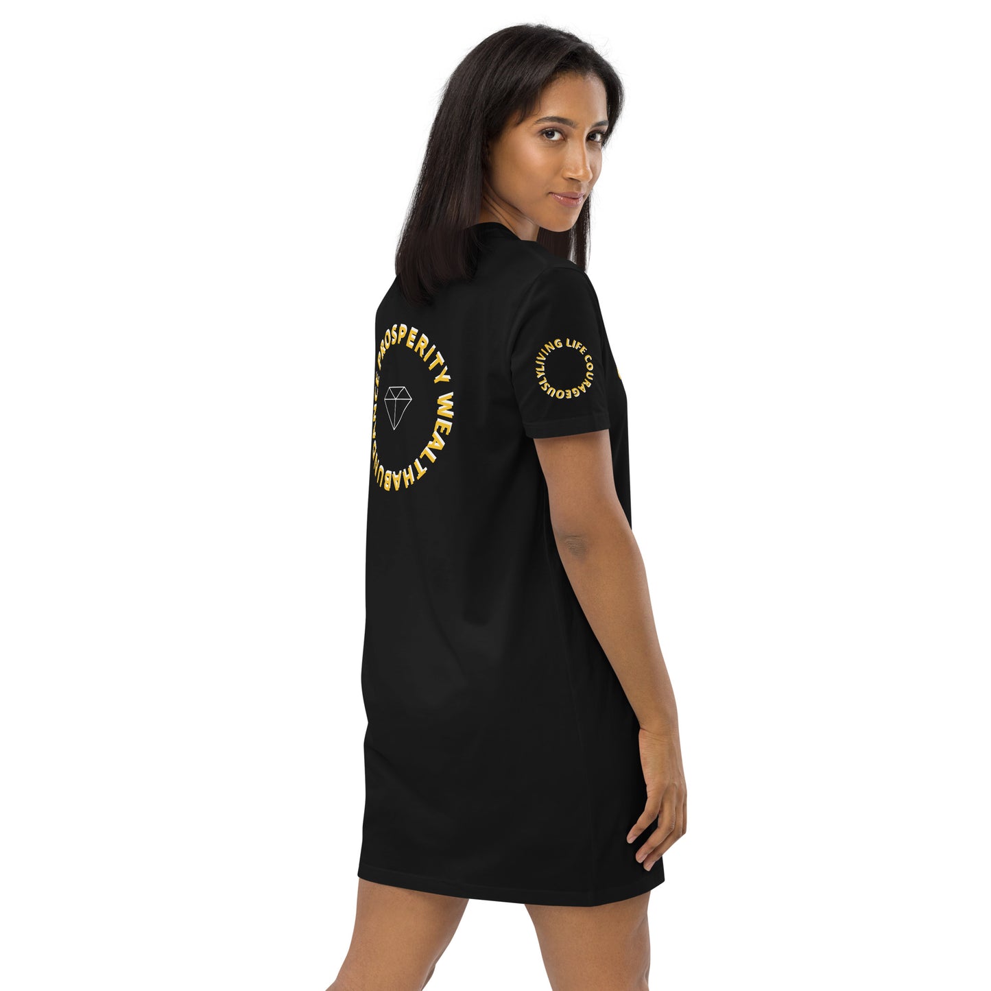 ABUNDANCE QUEEN LLC Organic cotton t-shirt dress