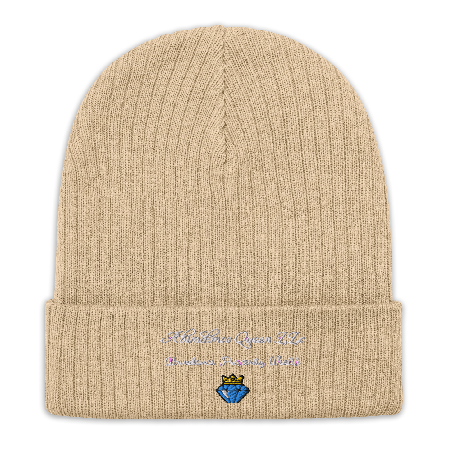 ABUNDANCE QUEEN LLC Ribbed knit Beanie