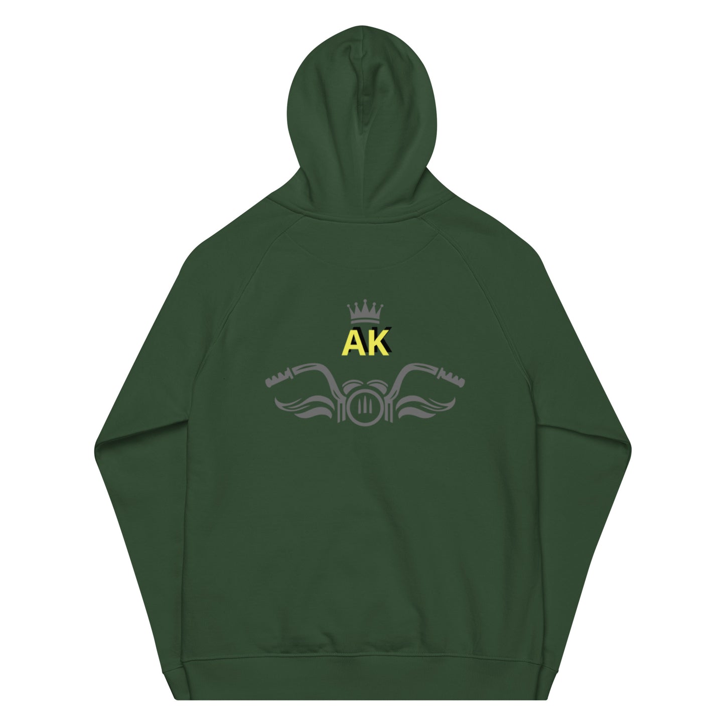 ABUNDANCE KING  eco raglan hoodie