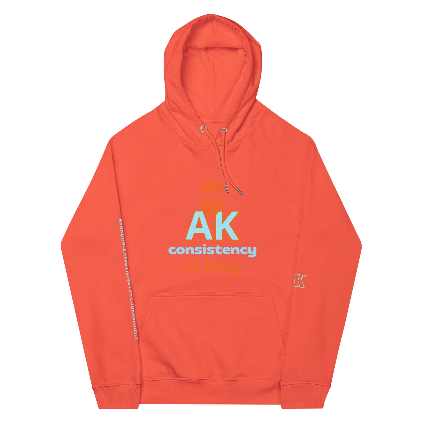 ABUNDACNE  KING eco raglan hoodie