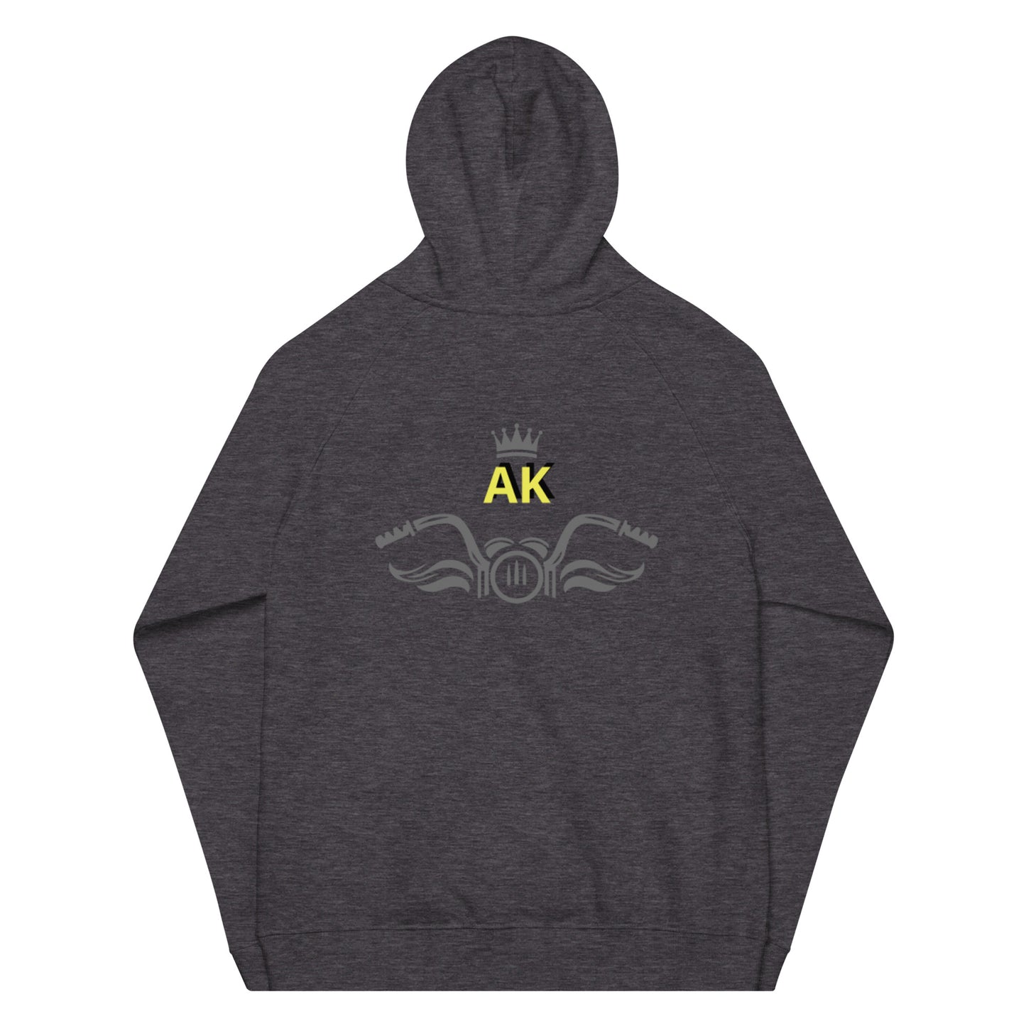 ABUNDANCE KING  eco raglan hoodie