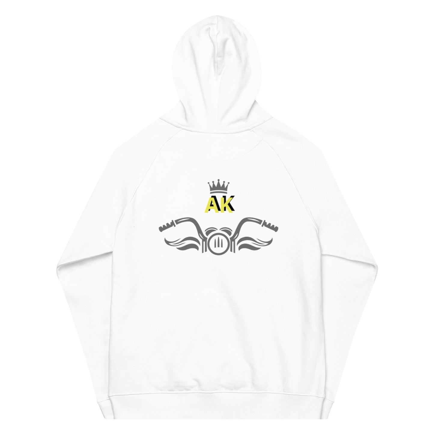 ABUNDANCE KING  eco raglan hoodie