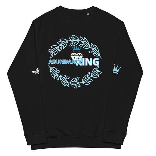 ABUNDANCE KING LLC Unisex organic raglan sweatshirt