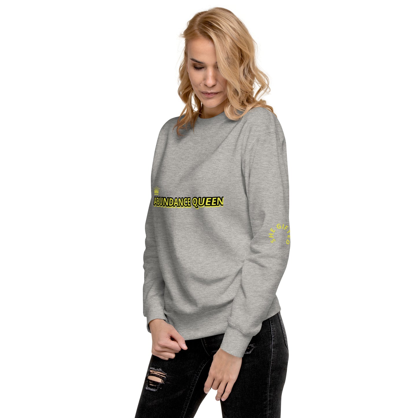 ABUNDANCE QUEEN LLC Premium Sweatshirt