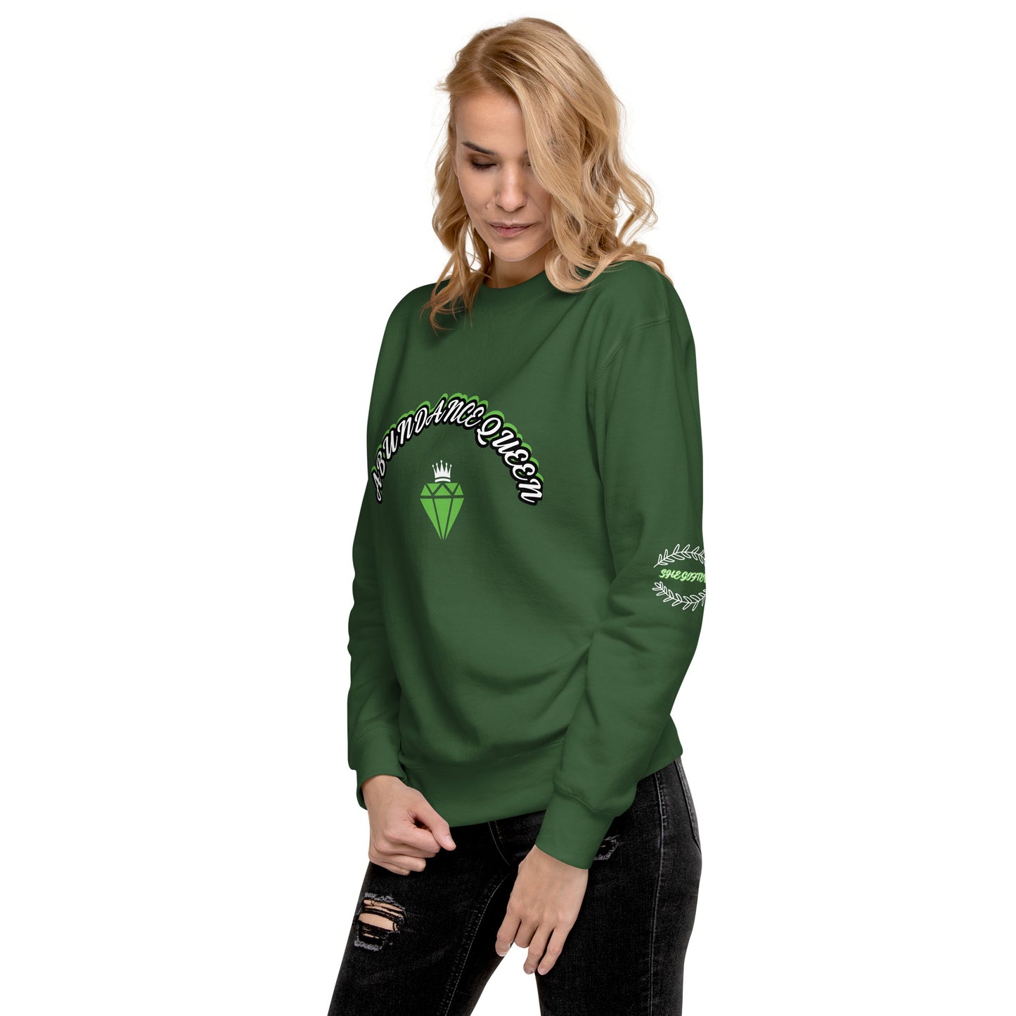 ABUNDANCE QUEEN LLC  Premium Sweatshirt