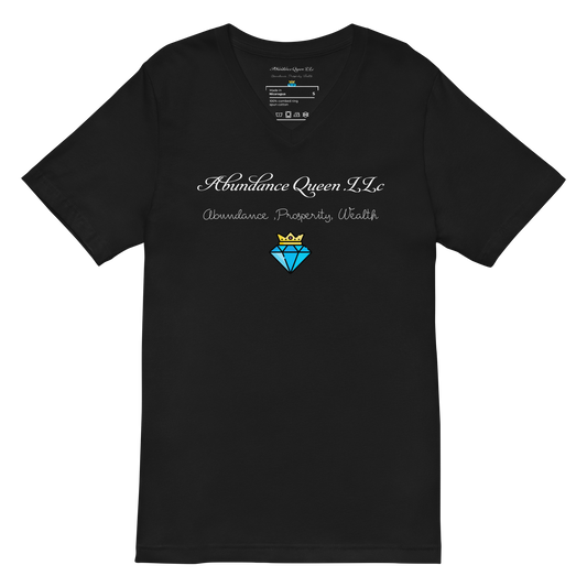 ABUNDANCE QUEEN LLC  Short Sleeve V-Neck T-Shirt