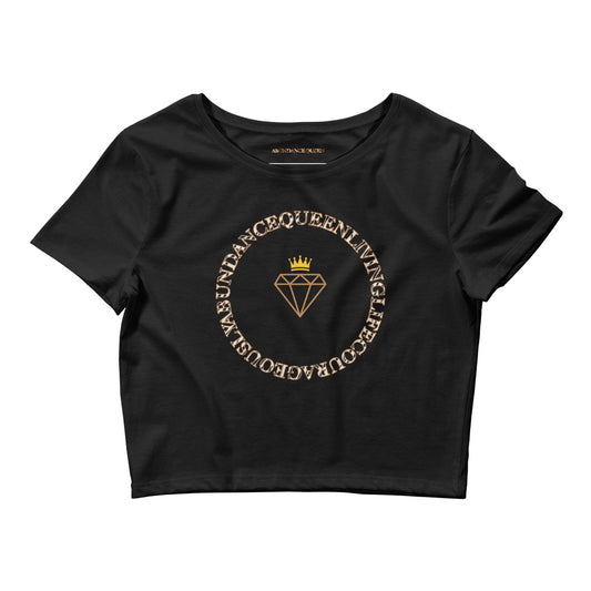 ABUNDANCE QUEEN LLC Women’s Crop Tee