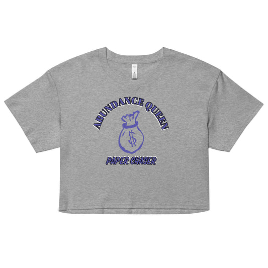ABUNDANCE QUEEN Women’s crop top